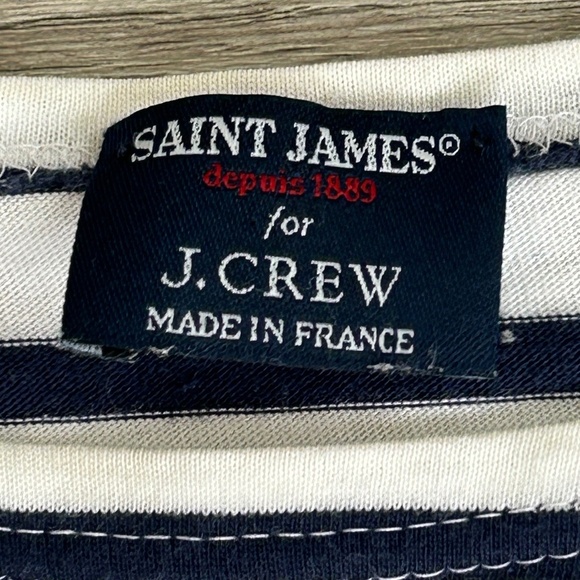 Saint James for J Crew Striped 3/4 Sleeve Top - Picture 5 of 9